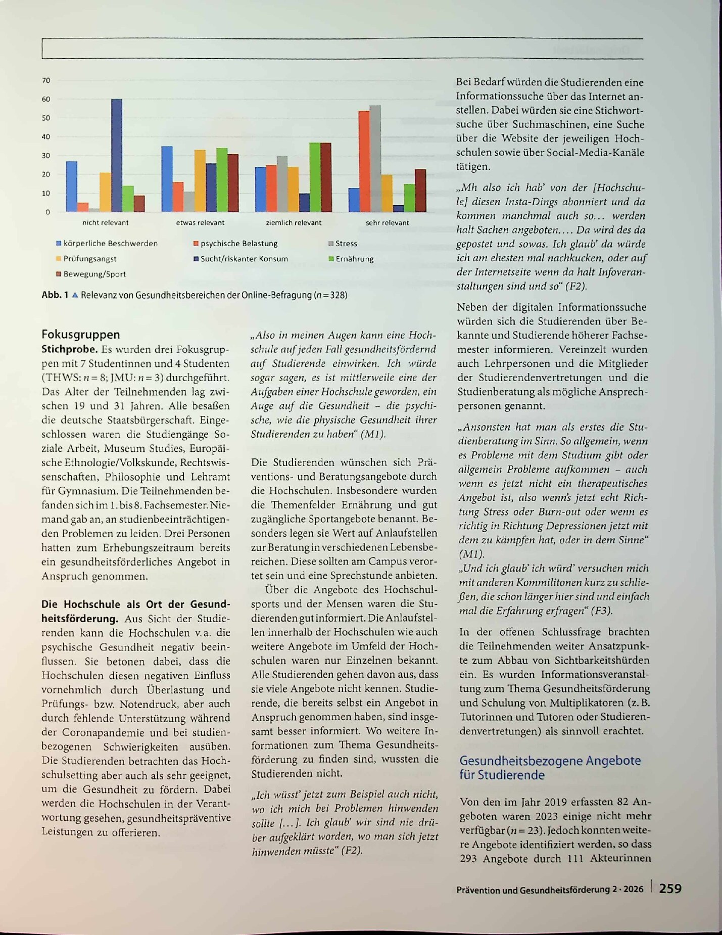 Vorschauseite 4: Wie können Studierende über gesundheitsförderliche Angebote an ihrem Studienort informiert werden? Konzeption und Umsetzung einer bedarfsgerechten Informationsstrategie