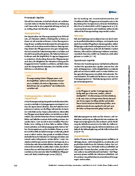 Vorschauseite 6: Transitionen in der Pflege – eine Erweiterung der pflegerischen Begleitung?
