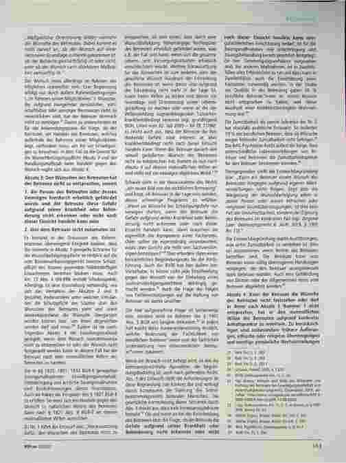 Vorschauseite 3: Reform des Betreuungsrechts: § 1821 BGB-E: Konsequente Stärkung des Selbstbestimmungsrechts betreuter Menschen?