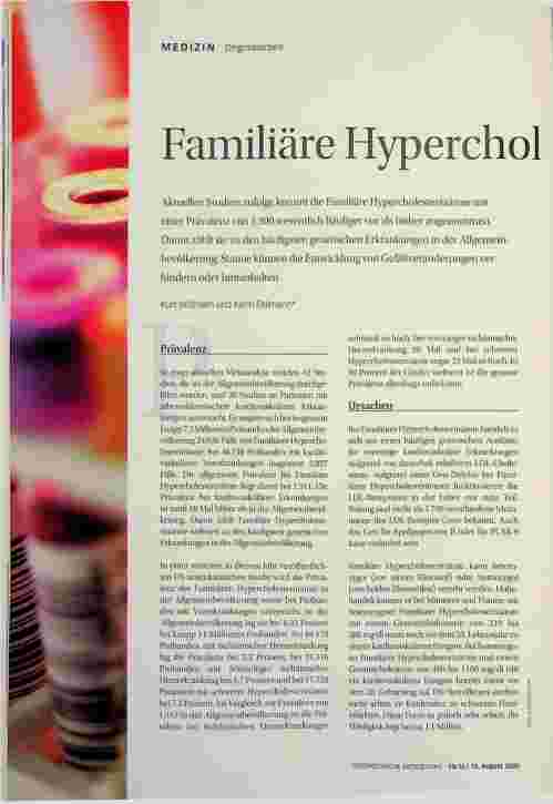 Vorschauseite 1: Familiäre Hypercholesterinämie