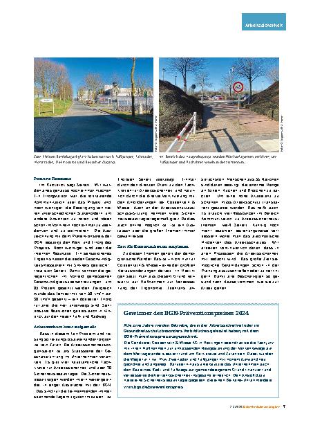 Vorschauseite 3: Ausgezeichnetes Verkehrssicherheitsprojekt Segensreicher Beinahe-Unfall