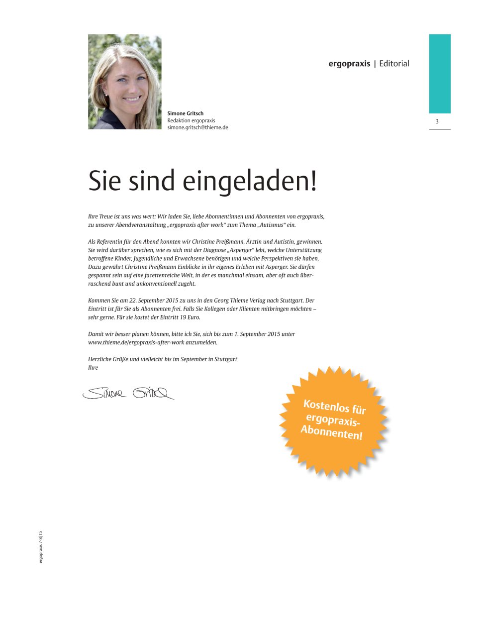 Vorschauseite 1: Sie sind eingeladen!