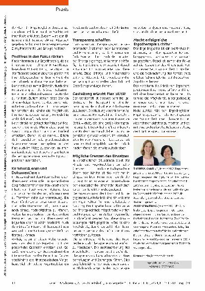 Vorschauseite 4: Macht erfolgreiche Ergotherapie sichtbar. Das Arbeitsheft „Ergo-Begleiter“.