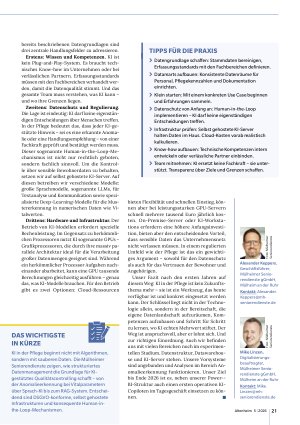 Vorschauseite 4: Kann KI Pflege?