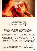 Vorschauseite 1: Schmerzen bei Kindern: Was hilft?