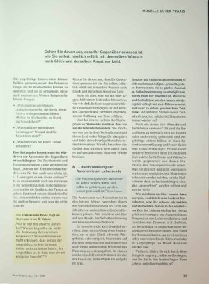 Vorschauseite 6: Wie kann Leid(en) begegnet (vermieden, erkannt und gelindert) werden?