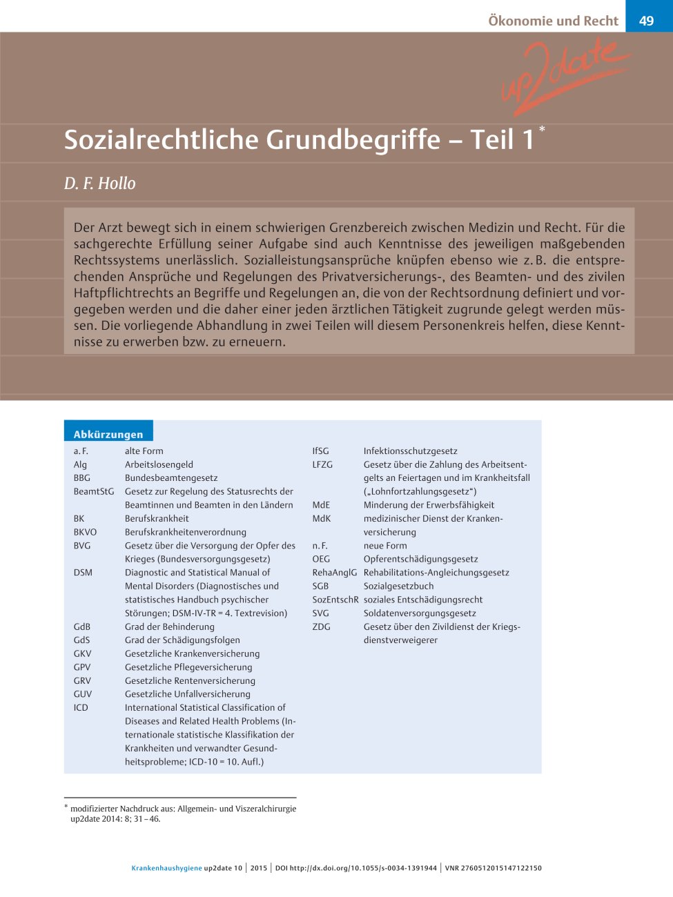 Vorschauseite 1: Sozialrechtliche Grundbegriffe? Teil 1