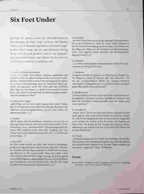 Vorschauseite 1: Sechs Fuß unter