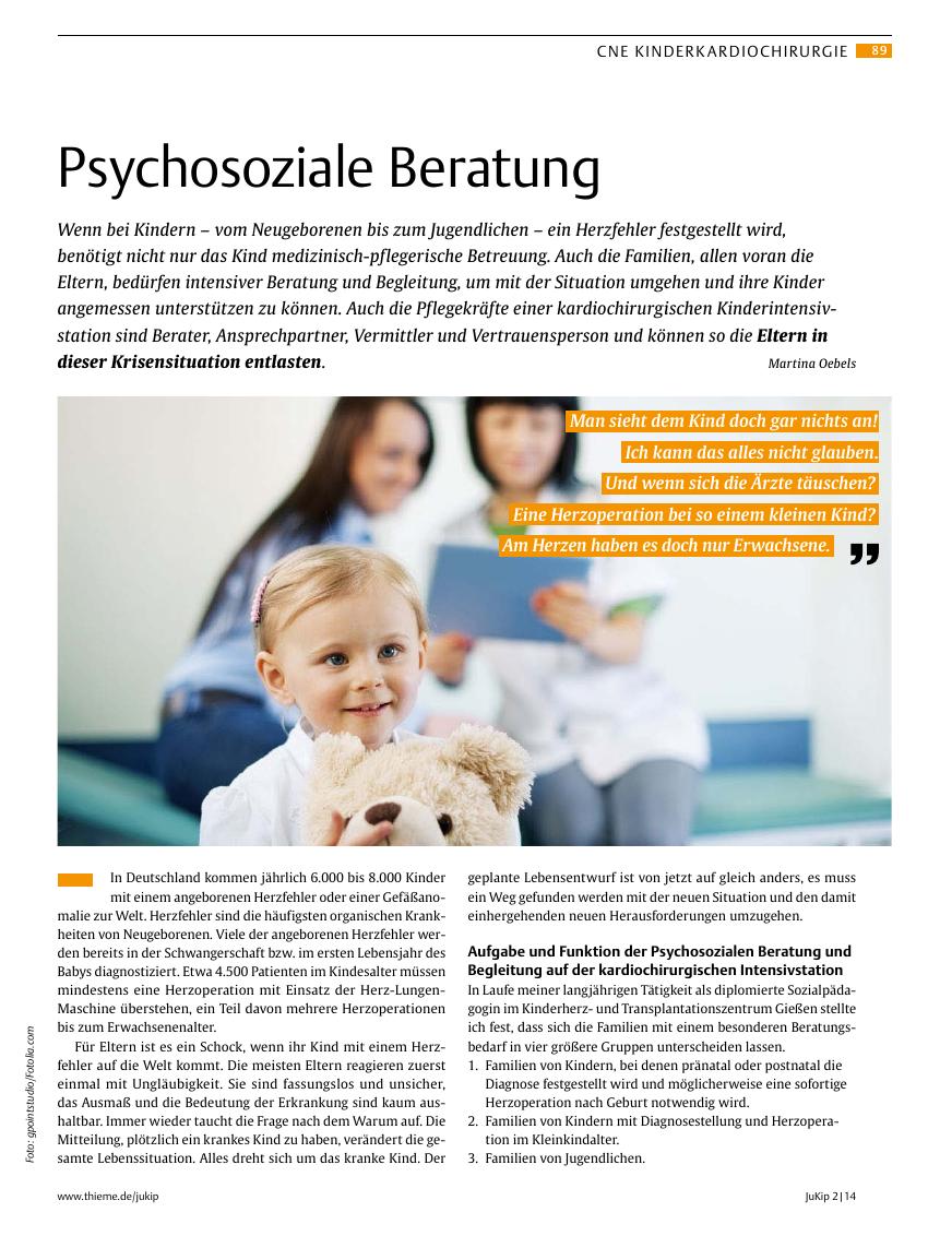 Vorschauseite 1: Psychosoziale Beratung