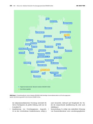 Vorschauseite 2: Initiative Deutscher Forschungspraxennetze DEGAM-ForNet