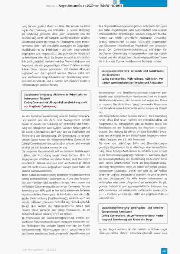 Vorschauseite 3: "Wie möchten wir zusammenleben? " - Sorgenetze in der Gemeinde stärken