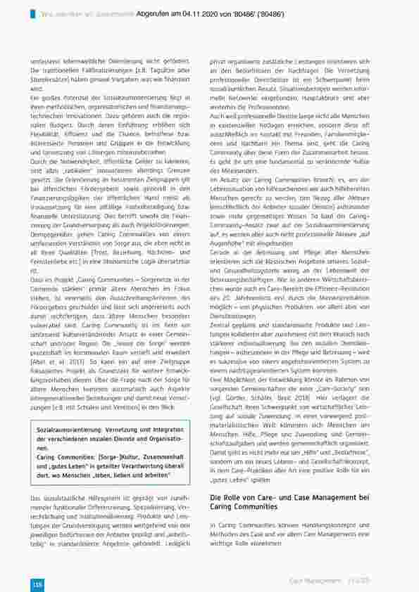 Vorschauseite 4: "Wie möchten wir zusammenleben? " - Sorgenetze in der Gemeinde stärken