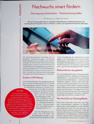 Vorschauseite 1: Nachwuchs smart fördern Versorgung strukturieren - Verantwortung teilen