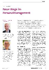 Vorschauseite 1: Neue Wege im Personalmanagement