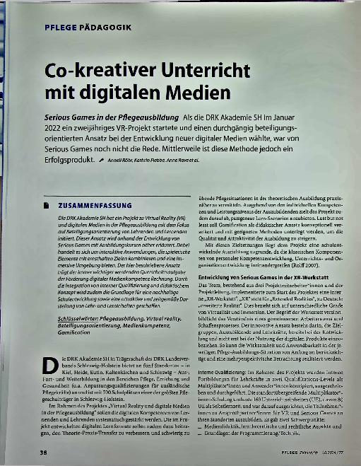 Vorschauseite 1: Ko-kreativer Unterricht mit digitalen Medien