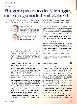 Vorschauseite 1: Pflegeexpertin in der Chirurgie, ein Erfolgsmodell mit Zukunft