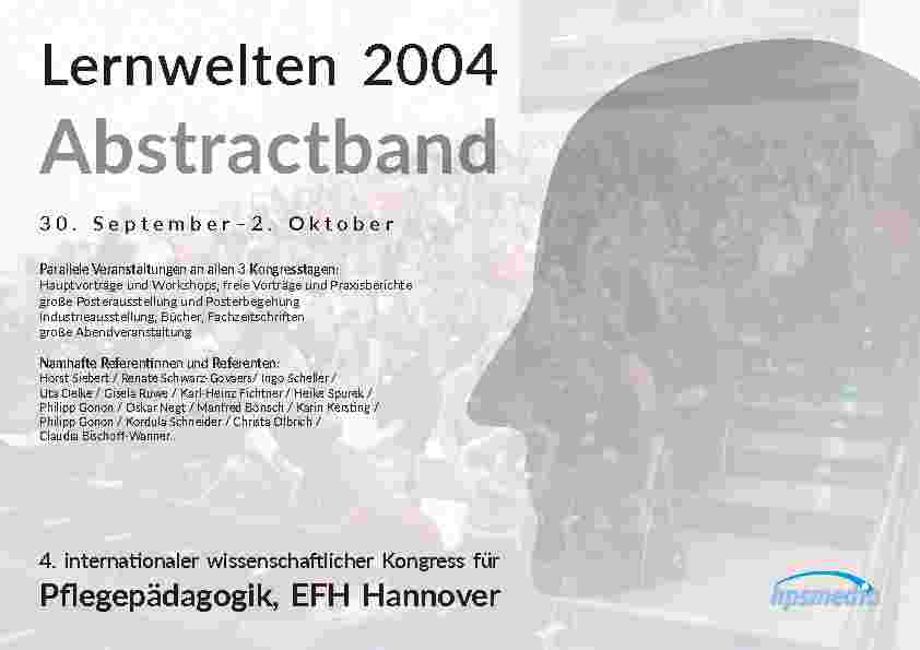 Vorschauseite 1: Lernwelten 2004