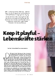 Vorschauseite 1: Keep it playful – Lebenskräfte stärken