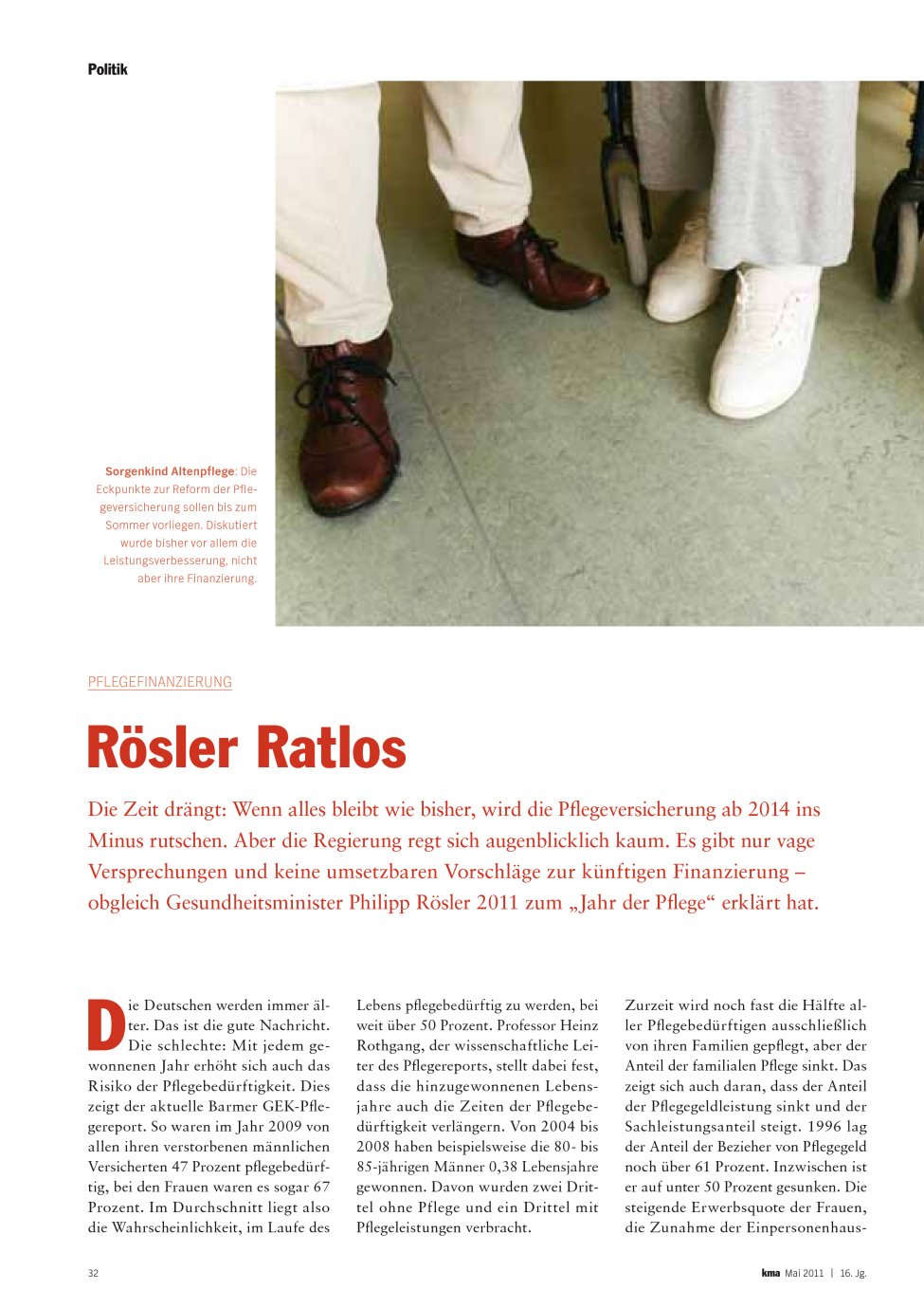 Vorschauseite 1: Rösler Ratlos