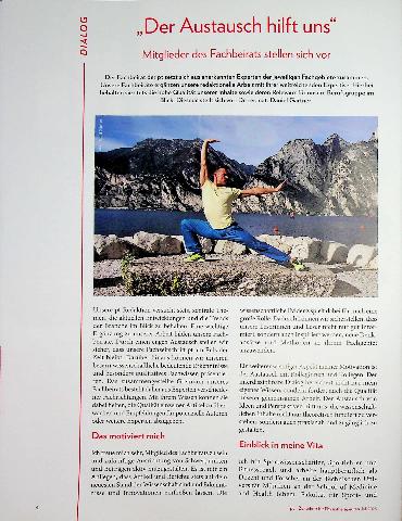 Vorschauseite 1: „Der Austausch hilft uns“ Mitglieder des Fachbeirats stellen sich vor