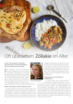 Vorschauseite 1: Oft übersehen: Zöliakie im Alter
