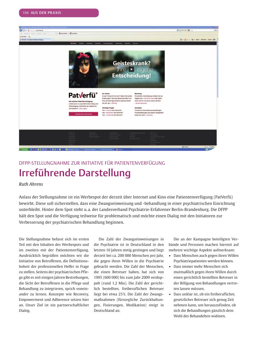 Vorschauseite 1: Irreführende Darstellung