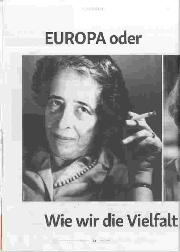 Vorschauseite 1: Europa oder wie wir die Vielfalt der Perspektiven lieben