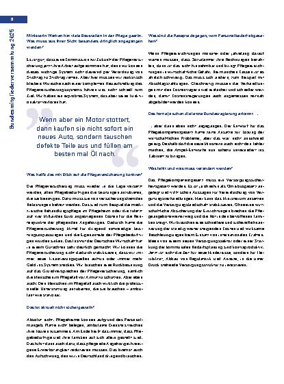 Vorschauseite 3: „Unsere Vorschläge haben den Praxistest immer schon hinter sich.“