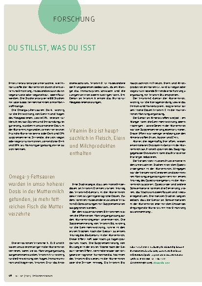 Vorschauseite 1: Du isst, was du isst.