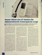 Vorschauseite 1: Snom: Wenn das IP-Telefon für lebensrettende Zeitersparnis sorgt