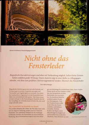 Vorschauseite 1: Nicht ohne das Fensterleder
