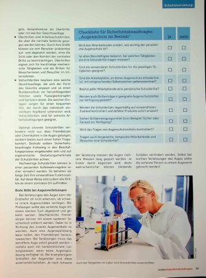 Vorschauseite 3: Augenschutz: Augenverletzungen drohen überall Empfindliches Sinnesorgan