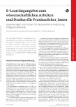 Vorschauseite 1: E-Learning-Angebot zum wissenschaftlichen Arbeiten und Denken für Praxisanleiter_innen