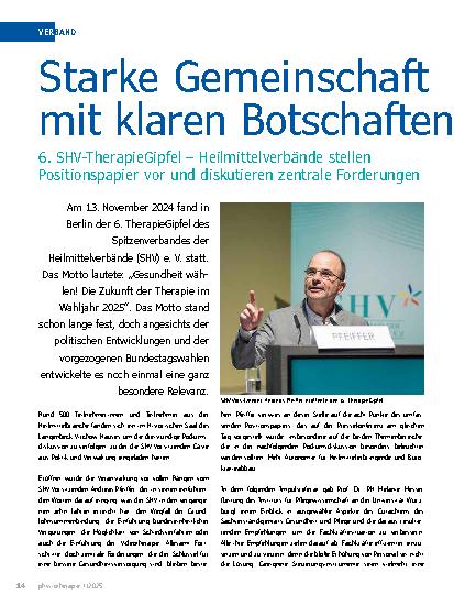 Vorschauseite 1: Starken Gemeinschaft mit klaren Botschaften