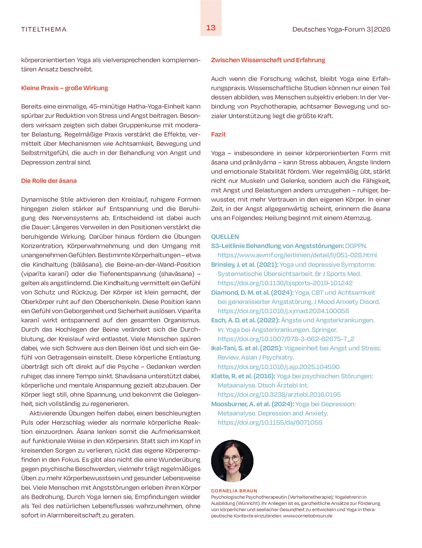 Vorschauseite 2: Āsana gegen Angst