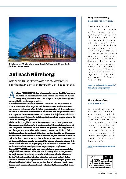 Vorschauseite 1: Auf nach Nürnberg!