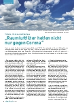 Vorschauseite 1: Raumluftfilter helfen nicht nur gegen Corona.
