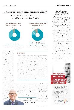 Vorschauseite 1: "Kassen lassen uns austrocknen"