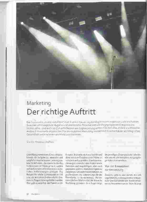 Vorschauseite 1: Marketing: Der richtige Auftritt