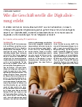 Vorschauseite 1: Wie die Geschäftsstelle die Digitalisierung erlebt
