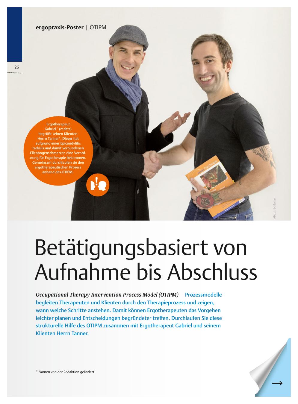Vorschauseite 1: Occupational Therapy Intervention Process Model (OTIPM) ? Betätigungsbasiert von Aufnahme bis Abschluss