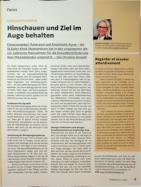 Vorschauseite 1: Hinschauen und Ziel im Auge behalten