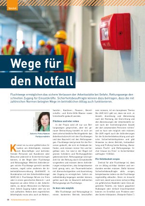 Vorschauseite 1: Wege für den Notfall