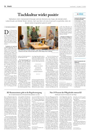 Vorschauseite 1: Tischkultur wirkt positiv
