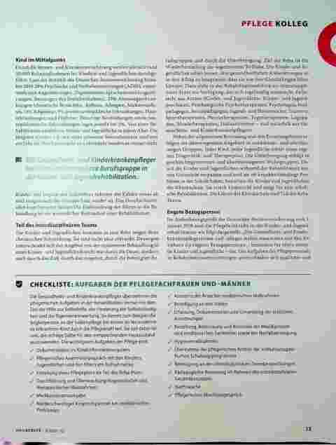 Vorschauseite 2: Arbeiten in der Kinderund Jugendreha