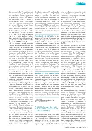Vorschauseite 2: Adjuvante Therapie bei Enterococcus-faecalis-Endokarditis: Überprüfung der Evidenzlage