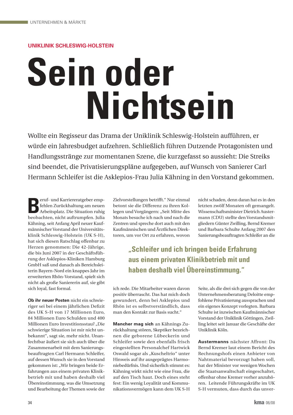 Vorschauseite 1: Sein oder Nichtsein
