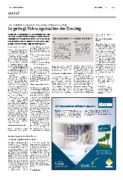 Vorschauseite 1: So gelingt Führungskräften der Einstieg.