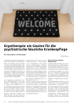 Vorschauseite 1: Ergotherapie: ein Gewinn für die psychiatrische häusliche Krankenpflege
