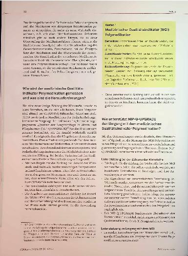 Vorschauseite 2: „Weniger ist oft mehr“ Sichere, altersgerechte Medikation - Polymedikation und Medikationsreview im Fokus